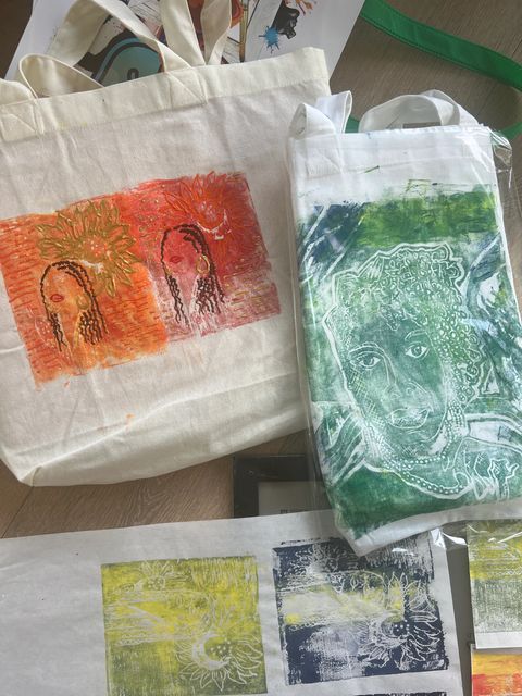 Self-Portrait Linocut Workshop